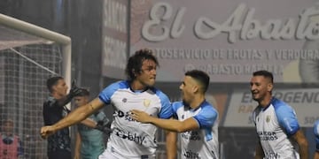 Fabricio Fontanini abrió el marcador para lo que sería goleada de Atlético de Rafaela sobre Tristán Suárez