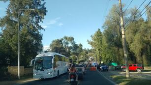 Accidente sobre ruta 38.