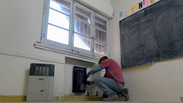 Frío en Tandil: por la falta de calefacción, varias escuelas suspendieron las clases