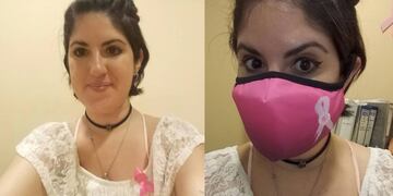 Sabrina Santander está cursando por segunda vez en su vida el cáncer de mama y necesita la medicación urgente. (Gentileza)