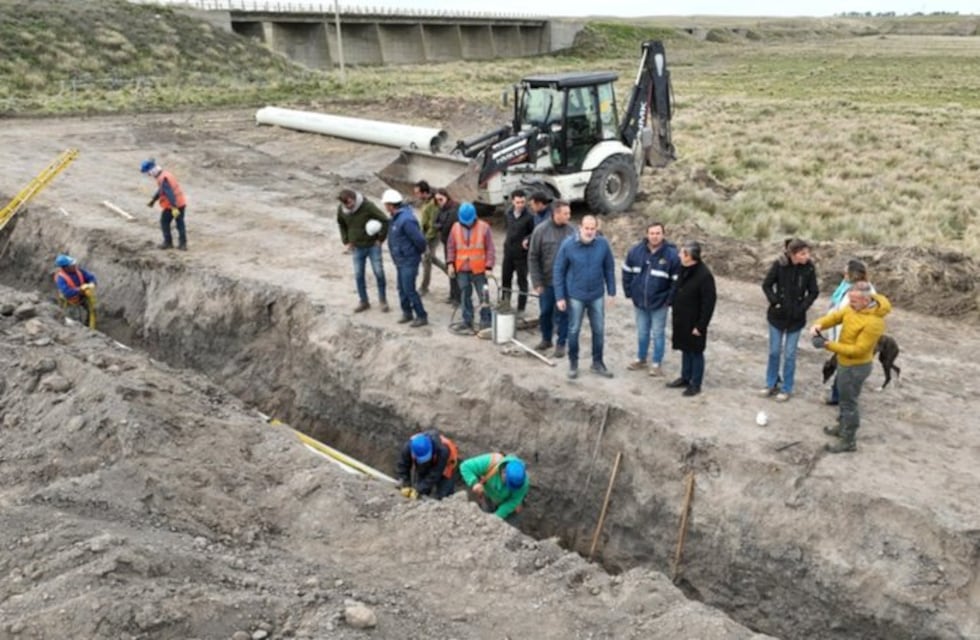 Cómo marcha la obra en el Dique Paso de las Piedras - Planta Grünbein