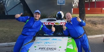 Víctor y Matías Mondino rally regional Arroyito