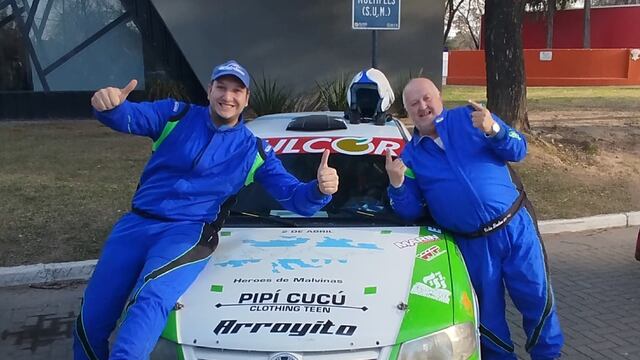 Víctor y Matías Mondino rally regional Arroyito