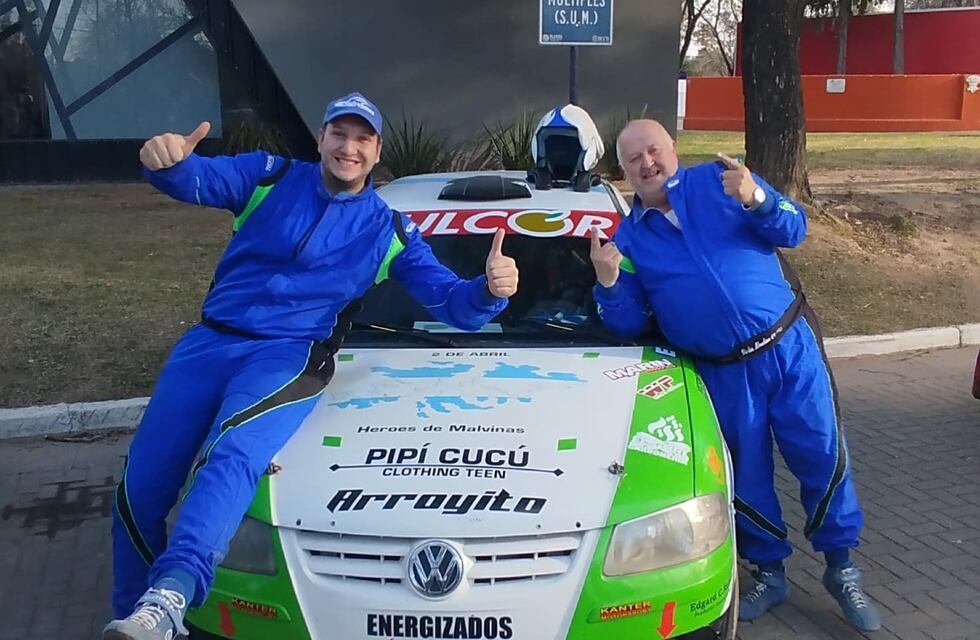 Víctor y Matías Mondino ganaron la categoría A1 del Rally Regional de Villa Nueva