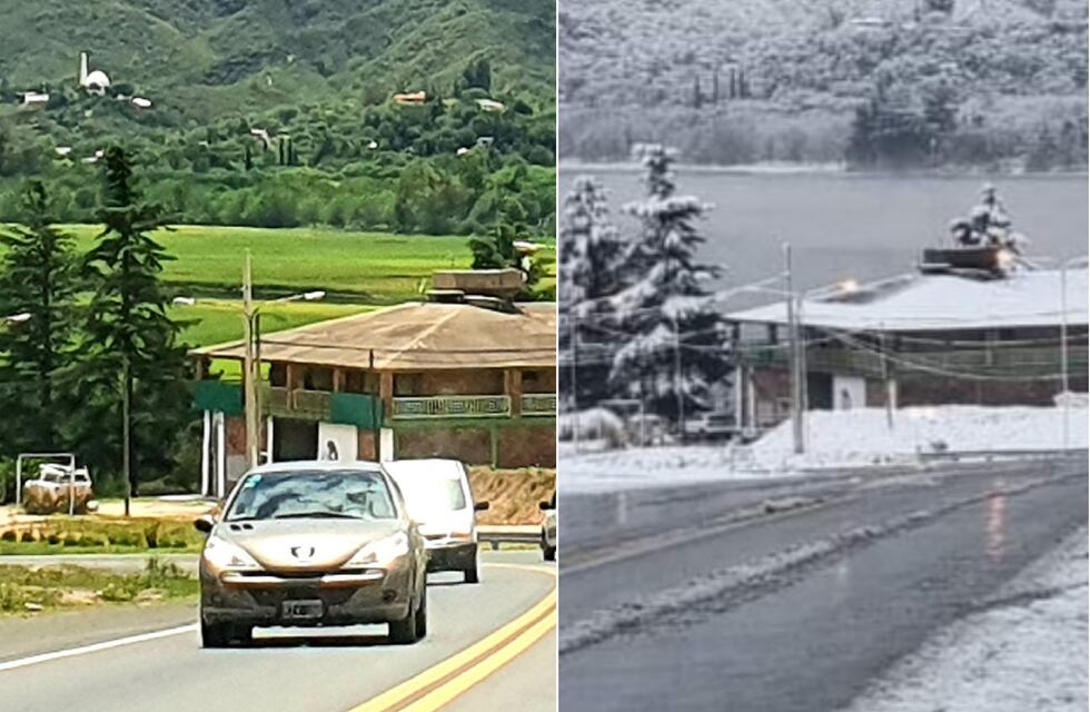 Dos magníficas postales de un mismo rincón en Punilla