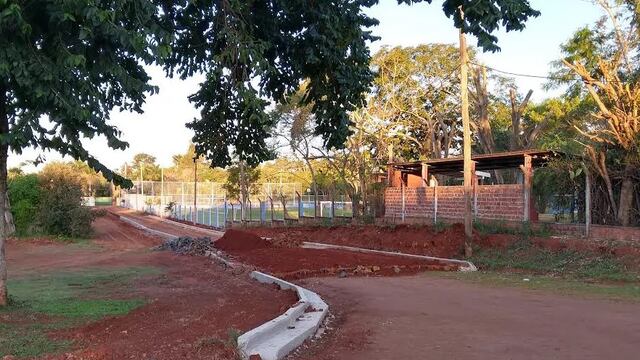 Avanzan las obras en el predio de los guías de Turismo en Puerto Iguazú.