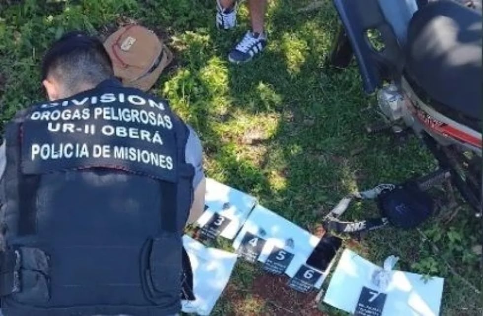 Oberá: demoraron a tres adultos por llevar marihuana, una de las dosis escondida en el pañal de un bebé