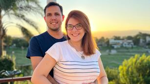 La abogada, Rovetto Yapur, y su pareja, el imutado en una causa narco, Agüero. (Instagram Rovetto Yapur)