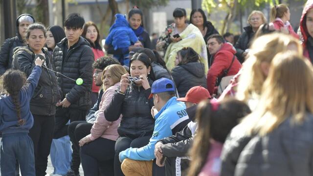 La situación también ocurrió recientemente en la plaza San Martín de Mendoza.