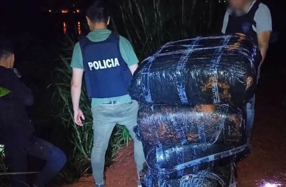 Descubren un escondite de drogas a orillas del río Paraná en Eldorado