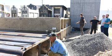 Trabajos en el Cementerio Municipal