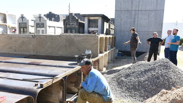 Trabajos en el Cementerio Municipal