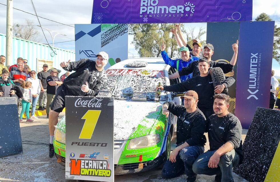 Víctor y Matías Mondino ganaron la clase A1 en el Rally de Río Primero