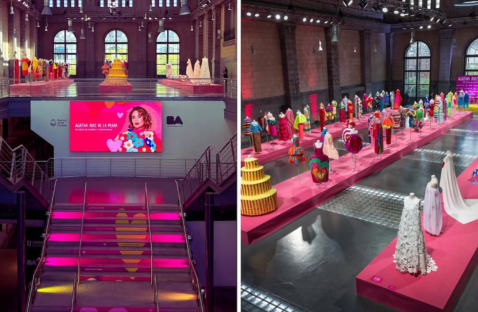 Cómo visitar la colorida exhibición de 100 vestidos de Ágatha Ruiz de la Prada en Buenos Aires