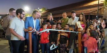 Inauguración de la nueva Estación Gutiérrez, en Maipú.