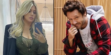 El gesto de Wanda Nara con Benjamín Vicuña.