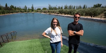 Los hermanos Mailén y Germán Griffouliere. Foto Ignacio Blanco/Los Andes.