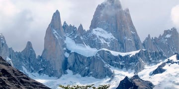 El Fitz Roy, la montaña que estaban descendiendo los escaladores cuando los sorprendió la avalancha.