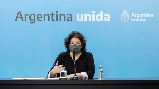 Carla Vizzotti, ministra de Salud de la Nación.