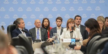 La ministra de Seguridad, Patricia Bullrich, expuso en la Comisión de Presupuesto (Foto: HCDN)