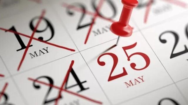 Qué pasará con el feriado del 25 de mayo.