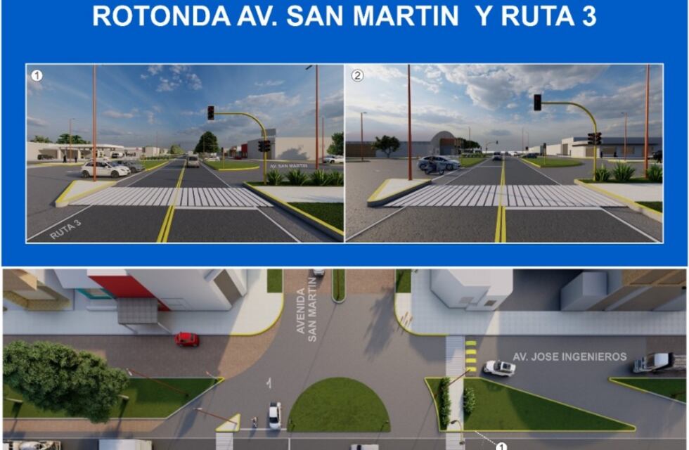 Tres Arroyos: Proyectan dos nuevas rotondas en accesos claves de la ciudad