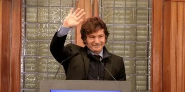 Javier Milei en la UIA