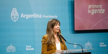 Gabriela Cerruti, portavoz presidencial. Foto: Prensa de Gobierno.