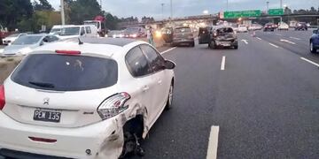 Choque múltiple en panamericana