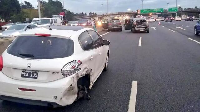 Choque múltiple en panamericana