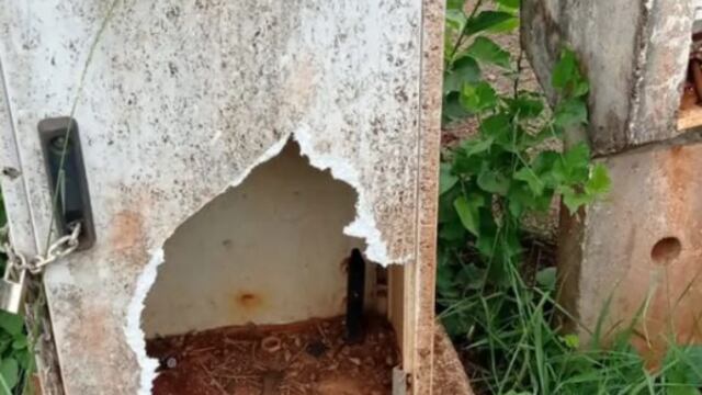 Vandalismo en Puerto Iguazú: dejaron sin actividad un pozo perforado.