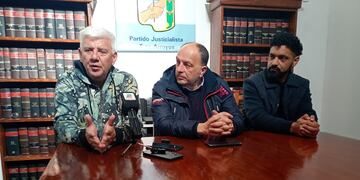 El diputado provincial Alejandro Dichiara de visita en Tres Arroyos