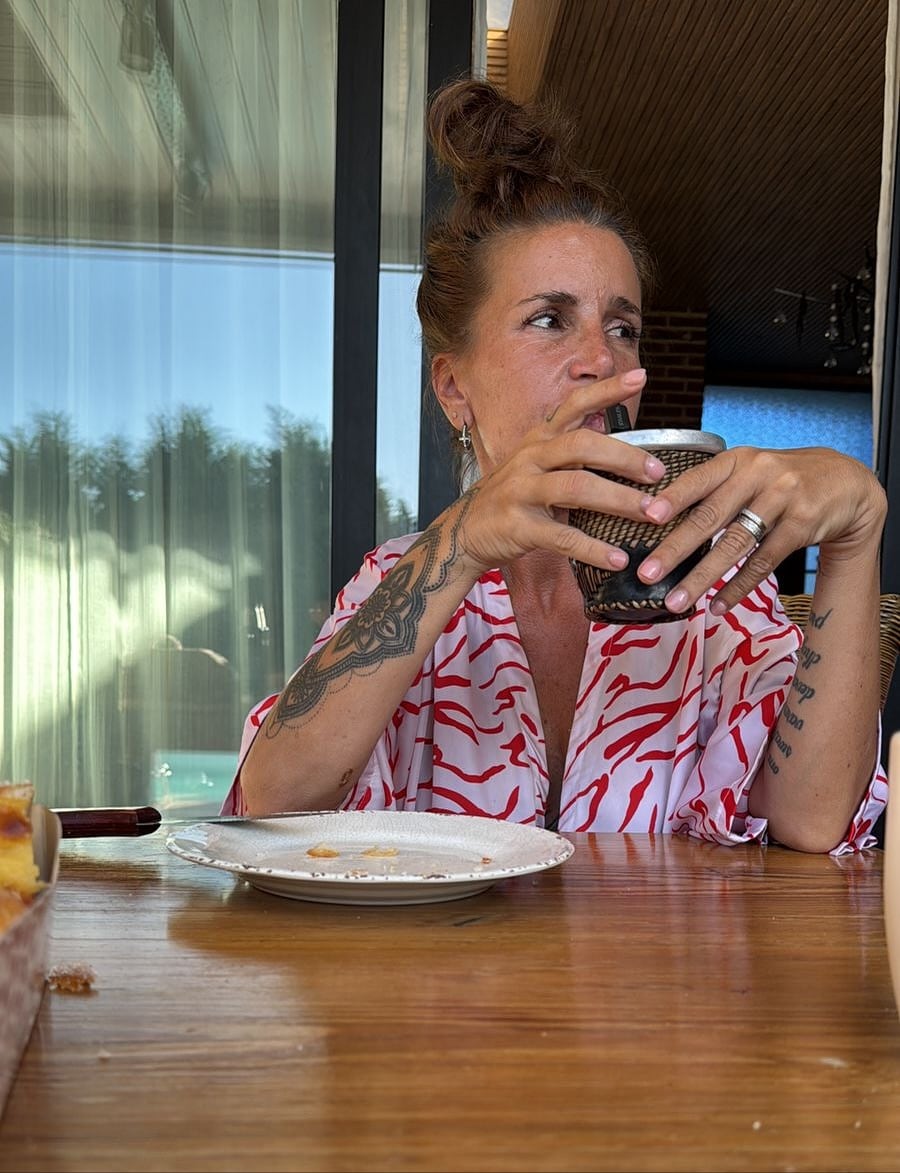 Las imágenes inéditas de Flor Peña