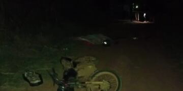 Un hombre falleció tras accidentarse con su motocicleta en 25 de Mayo.