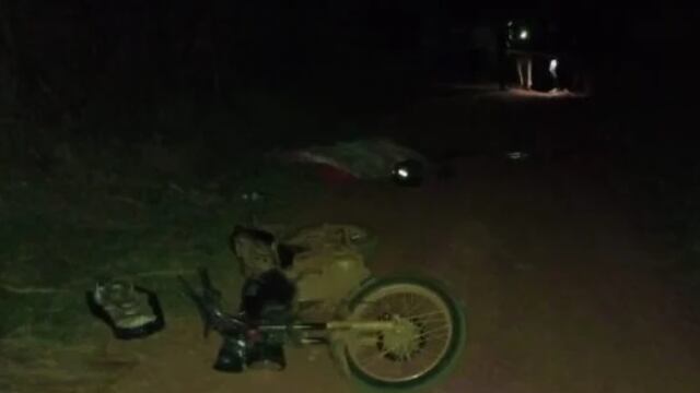 Un hombre falleció tras accidentarse con su motocicleta en 25 de Mayo.