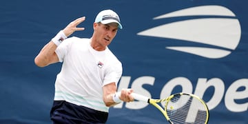 El zurdo eliminó a Marco Trungelliti en el duelo de argentinos en Nueva York. (Jerry Lai)