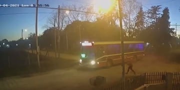 La foto segundos antes del accidente. Foto Los Andes.