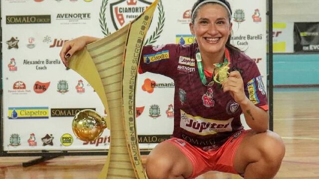 La mendocina, Ana Ontiveros logró el título de Futsal Paranaense Femenino disputado en Brasil.