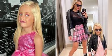 Matilda, la hija de Luciana Salazar, mostró su look para ir a un cumple, pero un detalle se llevó la atención.