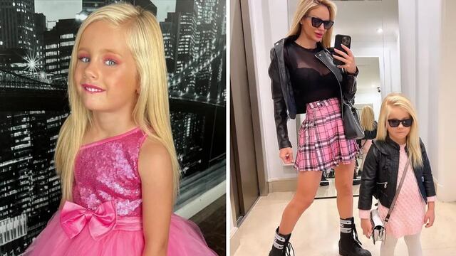 Matilda, la hija de Luciana Salazar, mostró su look para ir a un cumple, pero un detalle se llevó la atención.