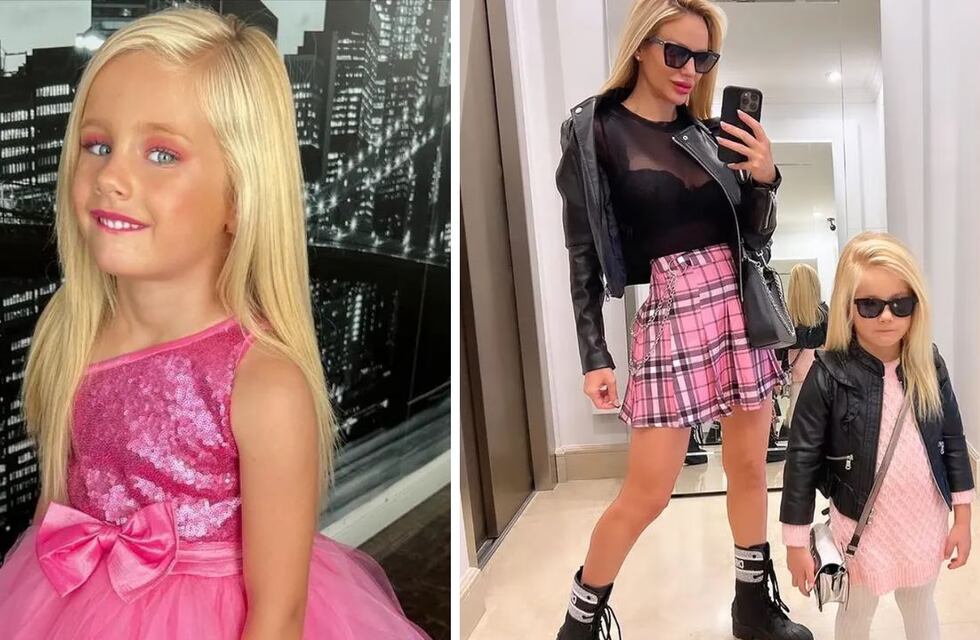 Matilda, la hija de Luciana Salazar, mostró su look para ir a un cumple, pero un detalle se llevó la atención