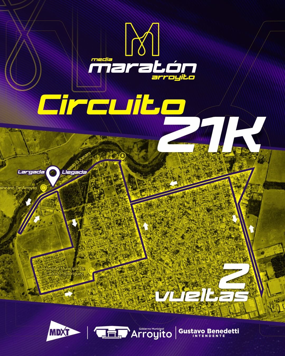 La Media Maratón de Arroyito ya cuenta con más de 350 atletas