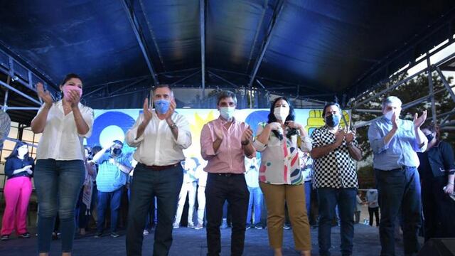 Jaldo participó en un acto en Aguilares.