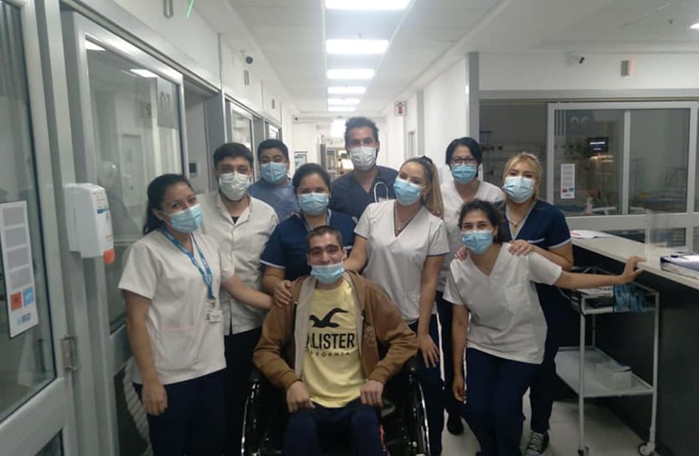 El joven “milagro” de Arroyito Luciano Mavilla se recupera en su hogar