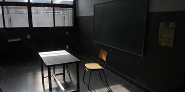 Las aulas esperan por los chicos.