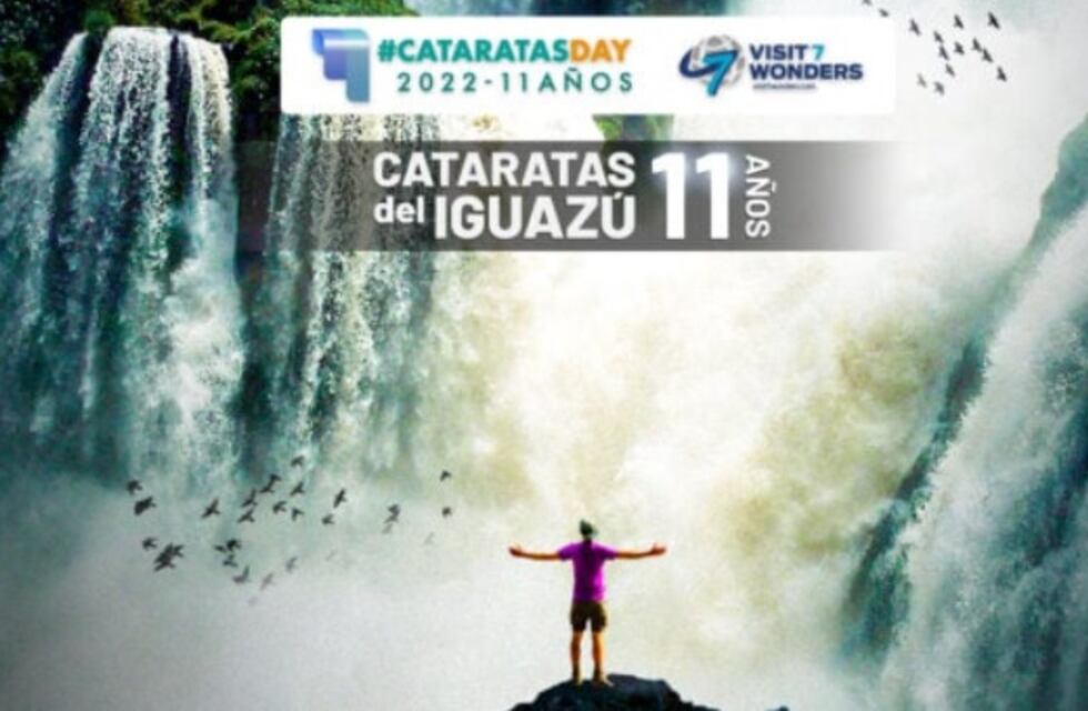 Cataratas del Iguazú cumple 11 años siendo Maravilla Natural del Mundo y lo festeja en el #CataratasDay