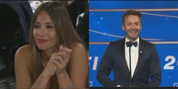 La inesperada reacción de Pampita cuando Benjamín Vicuña ganó el Martin Fierro a Mejor Actor protagónico.