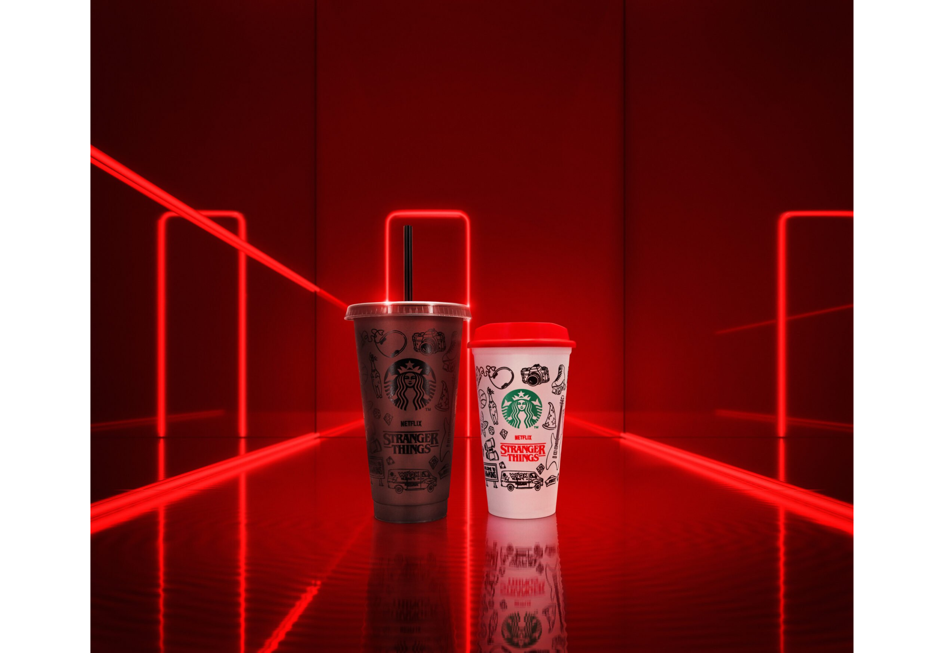 Los vasos de colección.