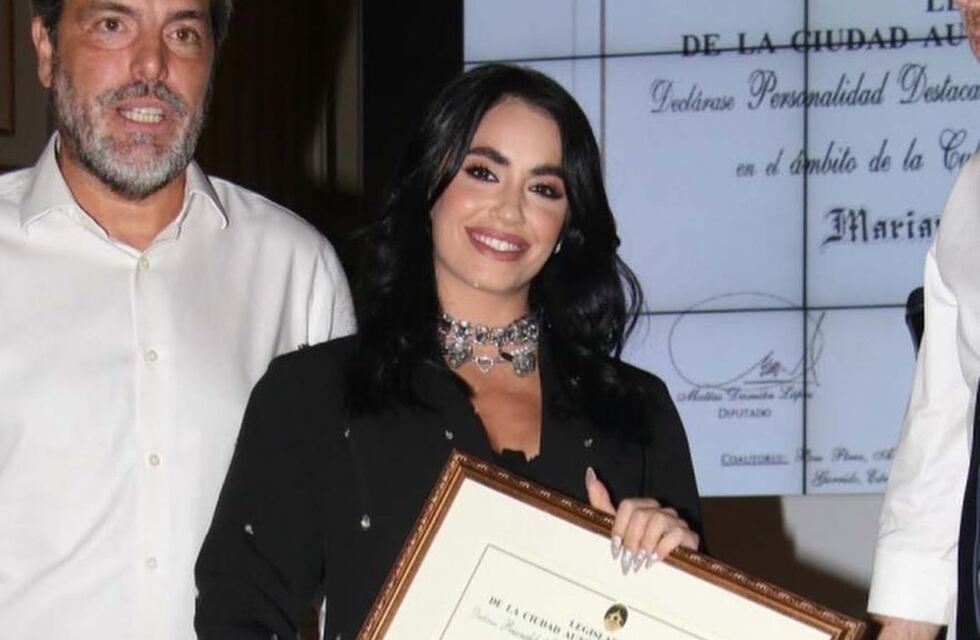 Lali Espósito fue reconocida como “Personalidad destacada de la Cultura” por la Legislatura porteña