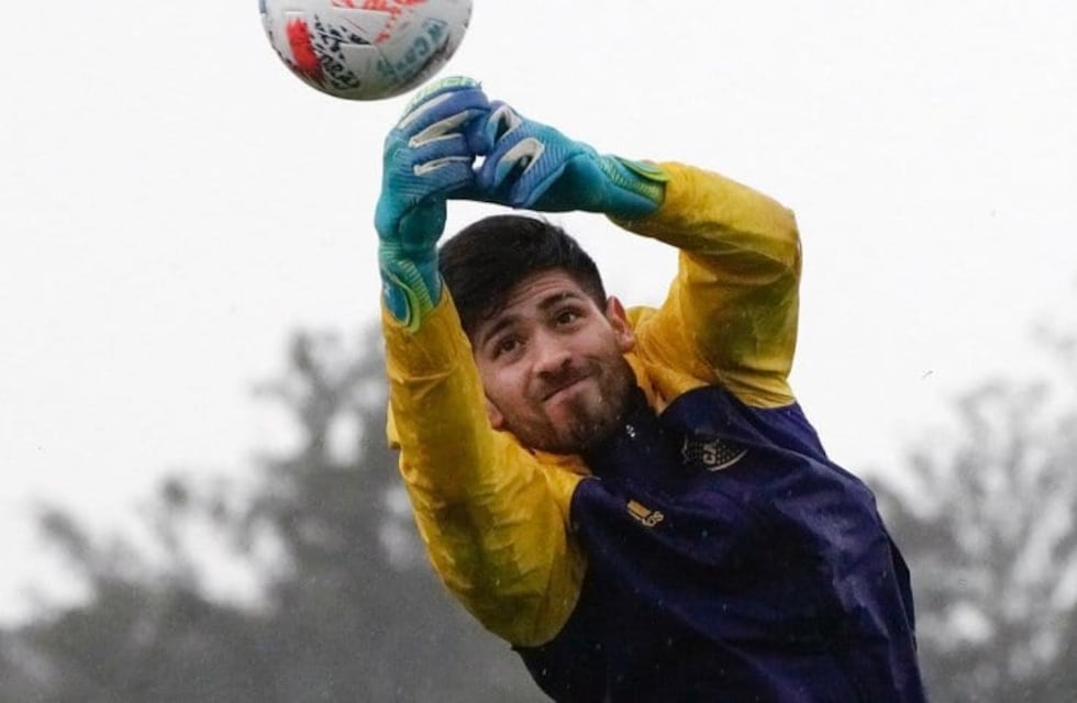 Agustín Rossi volvió a los entrenamientos de Boca luego de su paso fugaz por la Selección Argentina
